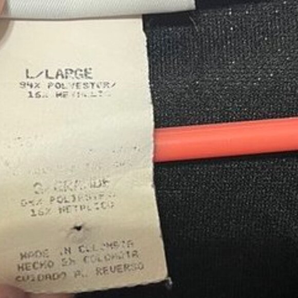 Dress.com Sparkly Long-Sleeve Shift Dress – Size Large - Picture 7 of 10